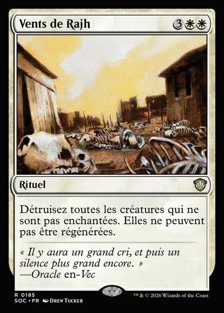 Vents de Rajh, carte Magic SOC 185 — extension Secrets of Strixhaven Commander