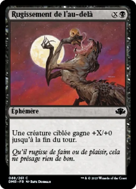 Rugissement de l'au-delà, carte Magic DMR 88 — extension Dominaria Remastered