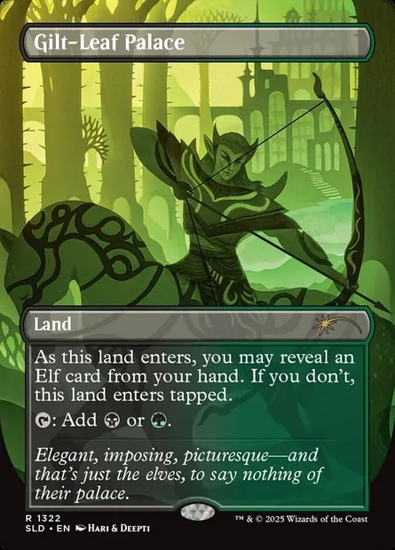 Gilt-Leaf Palace, Magic card SLD 1322 — Secret Lair Drop set