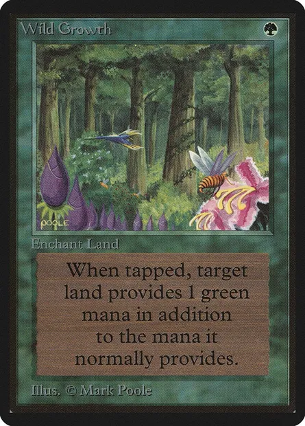 Wild Growth, Magic card LEB 230 — Limited Edition Beta set