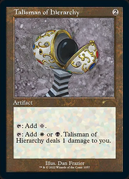 Talisman de hiérarchie, carte Magic SLD 1057 — extension Secret Lair Drop