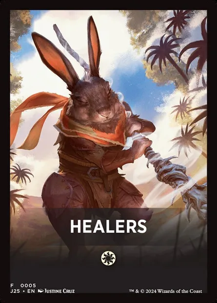 Healers, carte Magic FJ25 5 — extension Foundations Jumpstart Front Cards