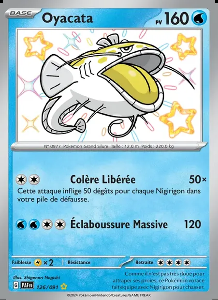 Oyacata, carte Pokémon PAF 126 — extension Destinées de Paldea