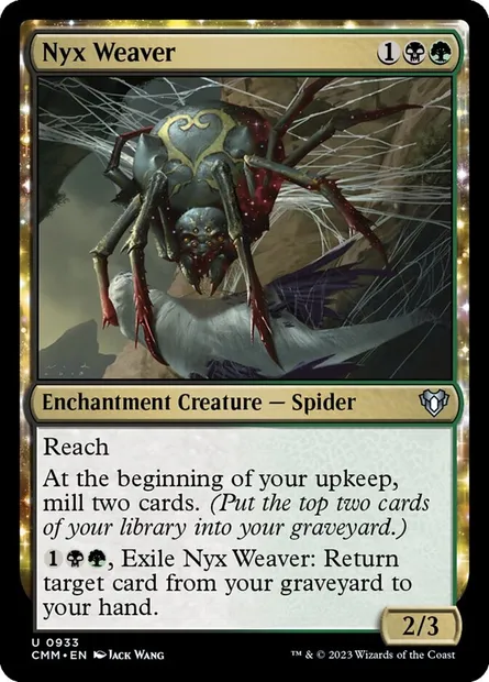 Nyx Weaver, Magic card CMM 933 — Commander Masters set