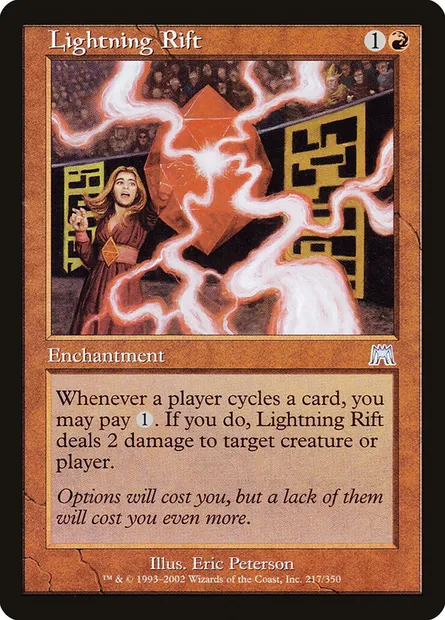 Lightning Rift, Magic card ONS 217 — Onslaught set