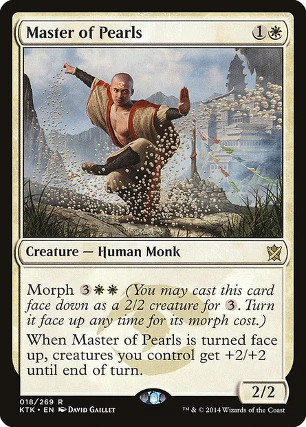 Master of Pearls, Magic card KTK 18 — Khans of Tarkir set