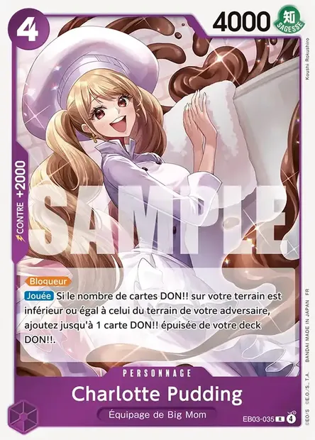 Charlotte Pudding, carte One Piece EB03-035 — extension ONE PIECE HEROINES EDITION