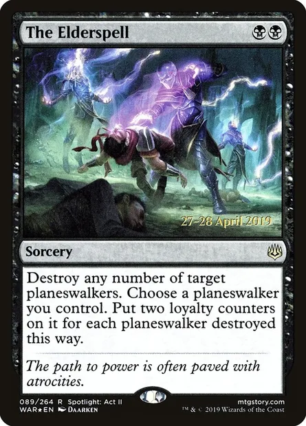 The Elderspell, Magic card PWAR 89s — War of the Spark Promos set