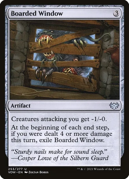 Boarded Window, Magic card VOW 253 — Innistrad: Crimson Vow set