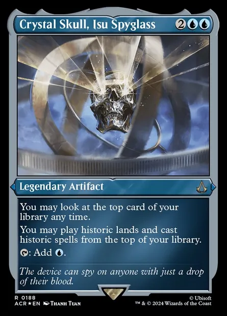 Crystal Skull, Isu Spyglass, Magic card ACR 188 — Assassin's Creed set
