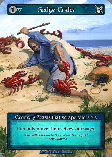 Sedge Crabs, Sorcery card BET 149 — Beta set