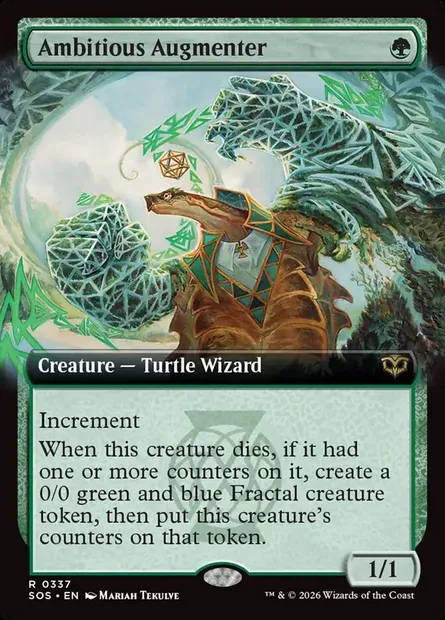 Ambitious Augmenter, Magic card SOS 337 — Secrets of Strixhaven set