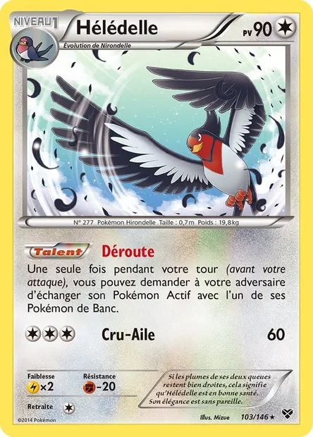 Hélédelle, carte Pokémon XY 103 — extension XY