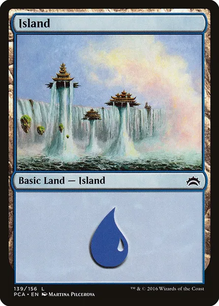 Island, Magic card PCA 139 — Planechase Anthology set