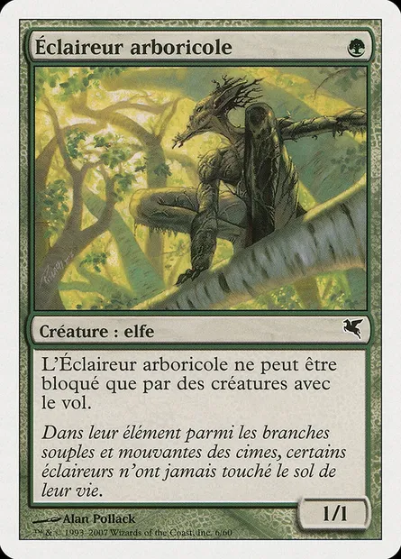 Éclaireur arboricole, carte Magic PSAL B6 — extension Salvat 2005
