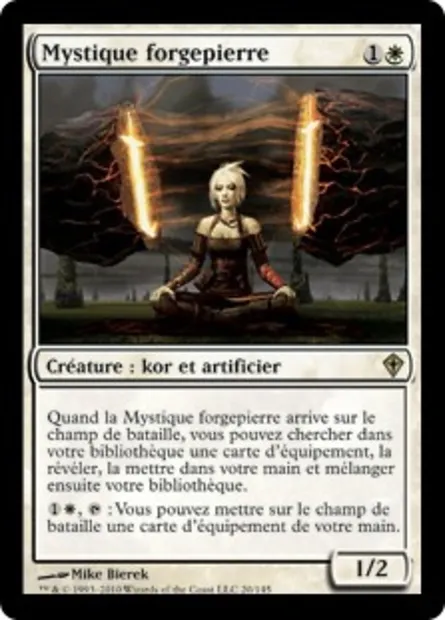 Mystique forgepierre, carte Magic WWK 20 — extension Worldwake