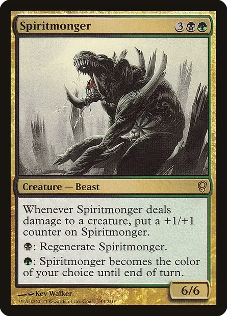 Spiritmonger, Magic card CNS 193 — Conspiracy set