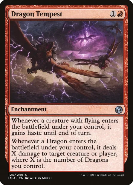 Dragon Tempest, Magic card IMA 125 — Iconic Masters set