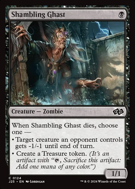 Shambling Ghast, Magic card J25 124 — Foundations Jumpstart set