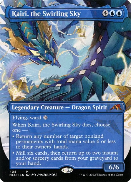 Kairi, the Swirling Sky, Magic card NEO 408 — Kamigawa: Neon Dynasty set