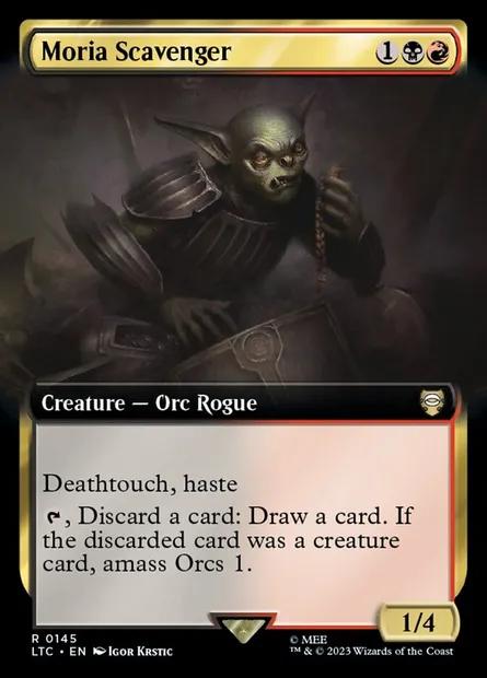 Moria Scavenger, Magic card LTC 145 — Tales of Middle-earth Commander set