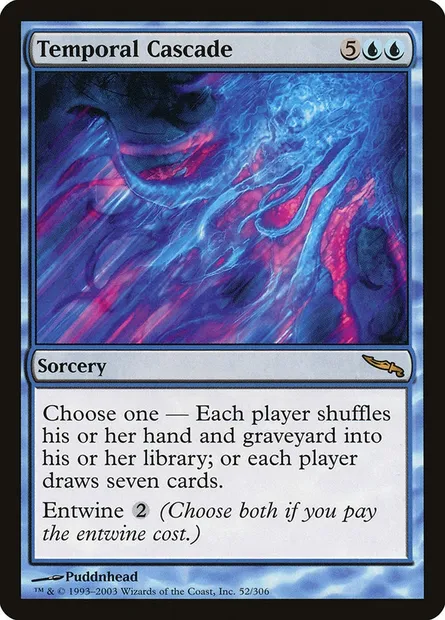 Temporal Cascade, Magic card MRD 52 — Mirrodin set