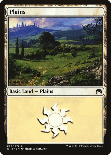 Plains, Magic card ORI 254 — Magic Origins set