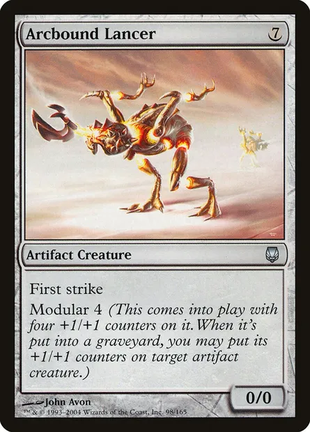 Arcbound Lancer, Magic card DST 98 — Darksteel set