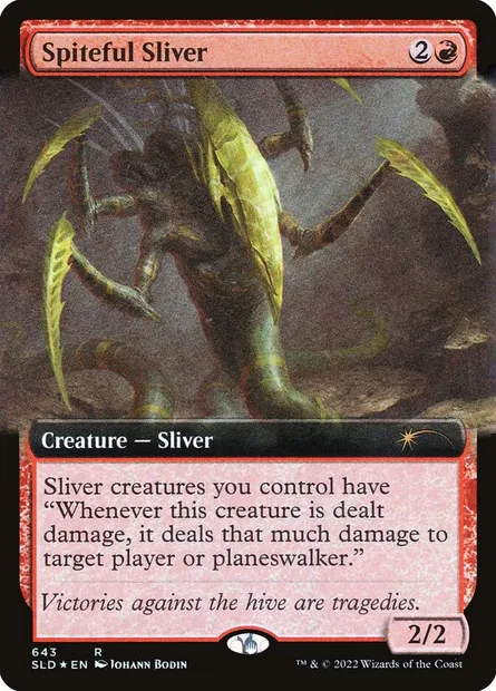 Spiteful Sliver, Magic card SLD 643 — Secret Lair Drop set