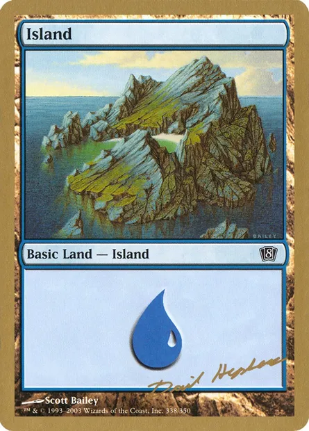 Île, carte Magic WC03 dh338 — extension World Championship Decks 2003
