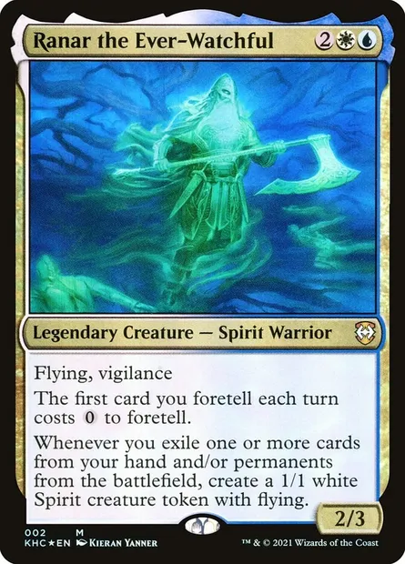 Ranar the Ever-Watchful, Magic card KHC 2 — Kaldheim Commander set