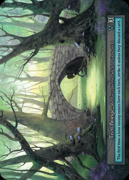 Troll Bridge, carte Sorcery ATH 222 — extension Arthurian Legends