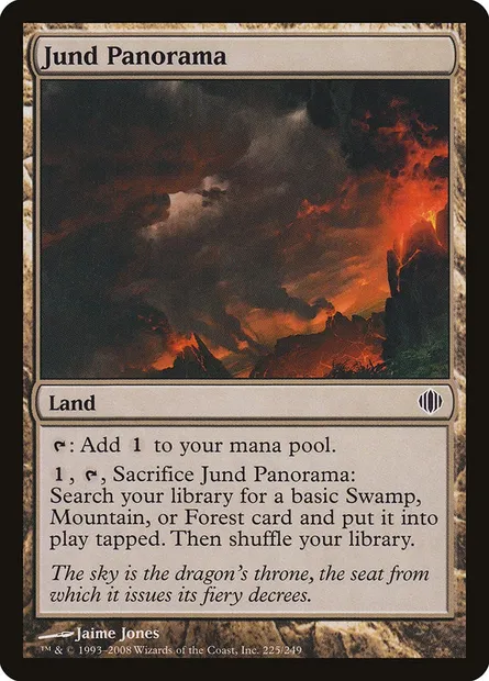 Jund Panorama, Magic card ALA 225 — Shards of Alara set