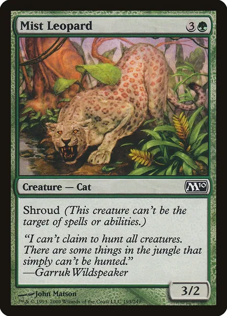 Mist Leopard, Magic card M10 193 — Magic 2010 set