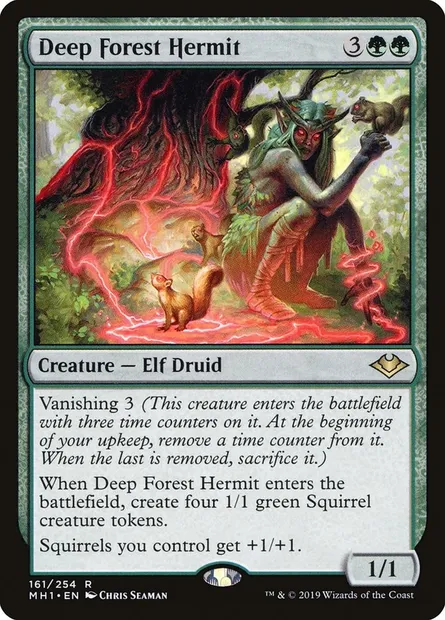 Deep Forest Hermit, Magic card MH1 161 — Modern Horizons set