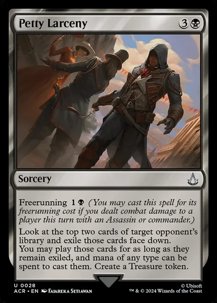 Petty Larceny, Magic card ACR 28 — Assassin's Creed set