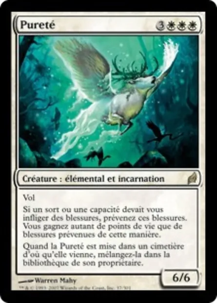 Pureté, carte Magic LRW 37 — extension Lorwyn