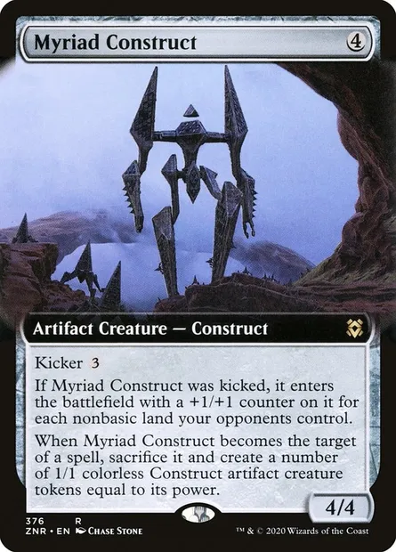 Myriad Construct, Magic card ZNR 376 — Zendikar Rising set