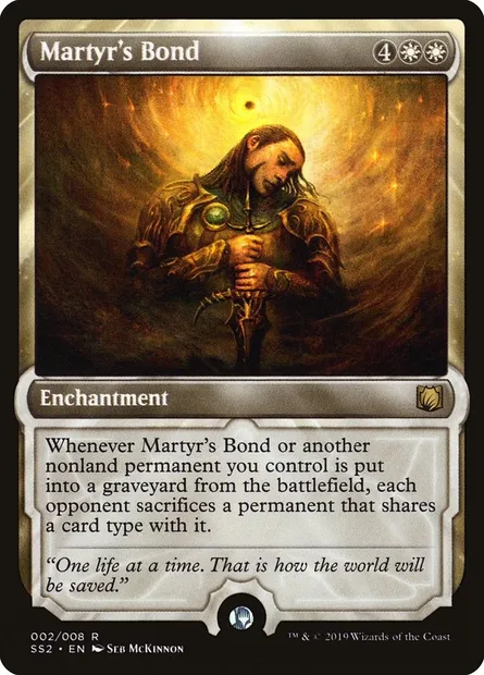 Lien du martyr, carte Magic SS2 2 — extension Signature Spellbook: Gideon