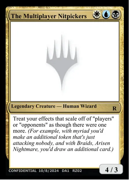 The Multiplayer Nitpickers, Magic card UNK RZ02d — Unknown Event set