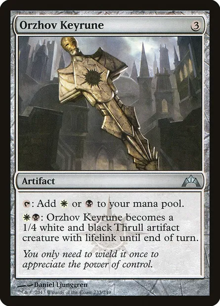 Orzhov Keyrune, Magic card GTC 233 — Gatecrash set