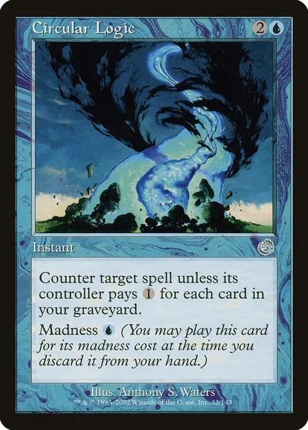 Circular Logic, Magic card TOR 33 — Torment set