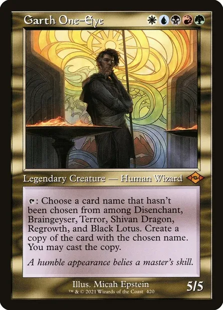 Garth One-Eye, Magic card MH2 420 — Modern Horizons 2 set