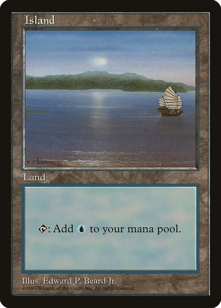 Island, Magic card PALP 2 — Asia Pacific Land Program set