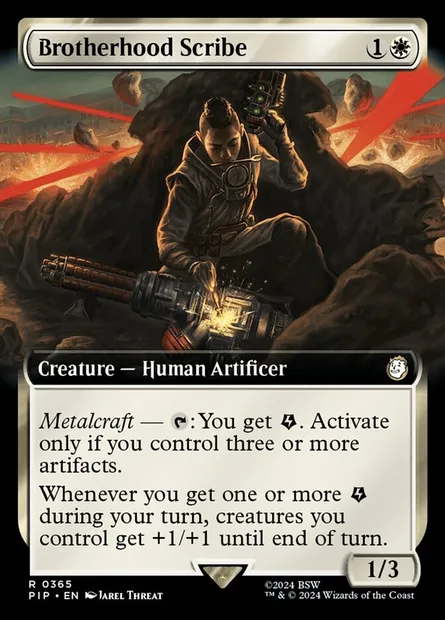 Brotherhood Scribe, Magic card PIP 365 — Fallout set
