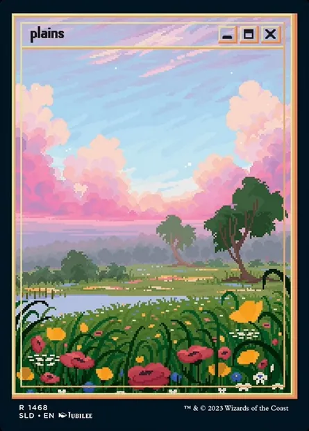 Plains, Magic card SLD 1468 — Secret Lair Drop set