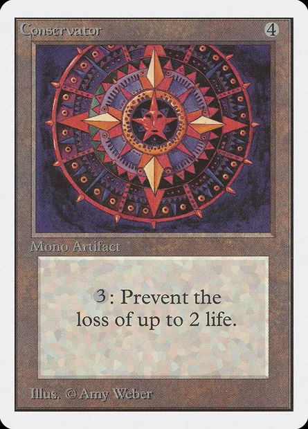 Conservator, Magic card 2ED 238 — Unlimited Edition set