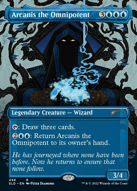 Arcanis the Omnipotent, Magic card SLD 498 — Secret Lair Drop set