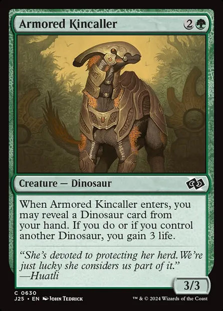 Armored Kincaller, Magic card J25 630 — Foundations Jumpstart set