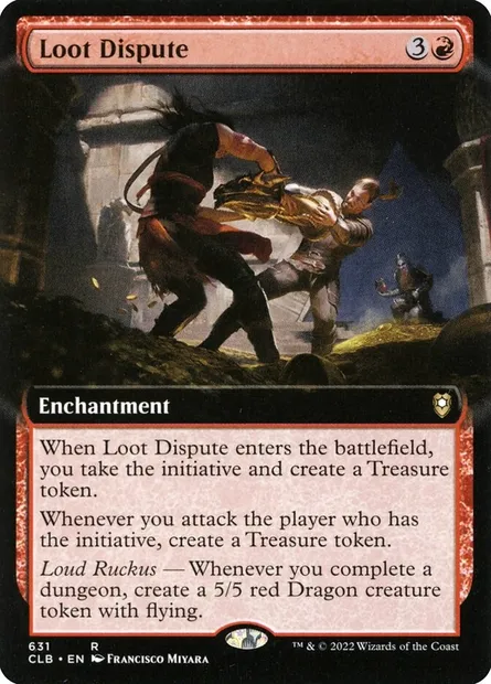 Loot Dispute, Magic card CLB 631 — Commander Legends: Battle for Baldur's Gate set